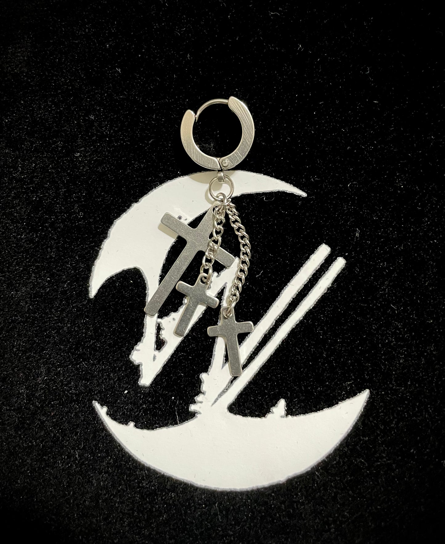 Cross earrings