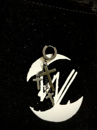 Cross earrings