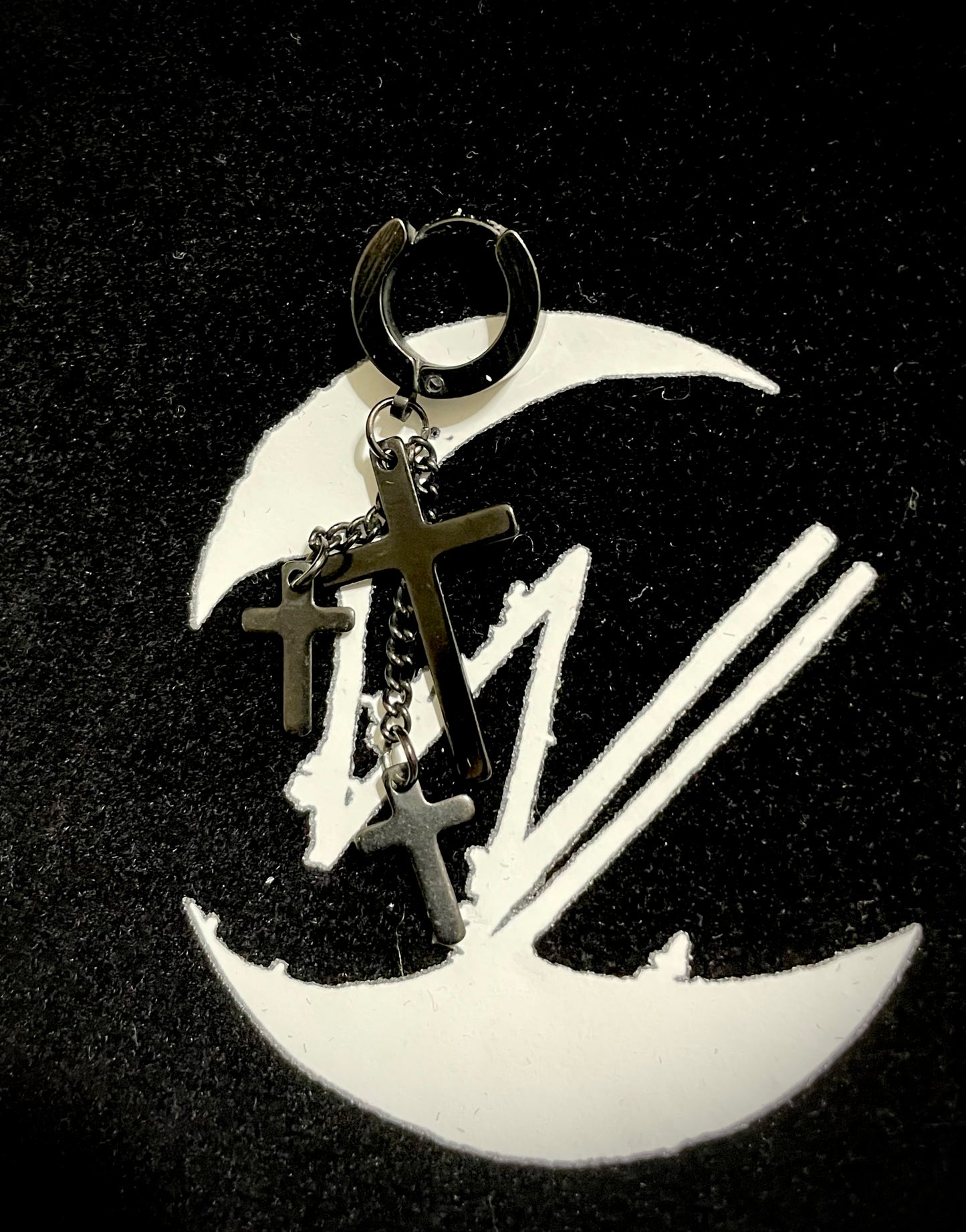 Cross earrings