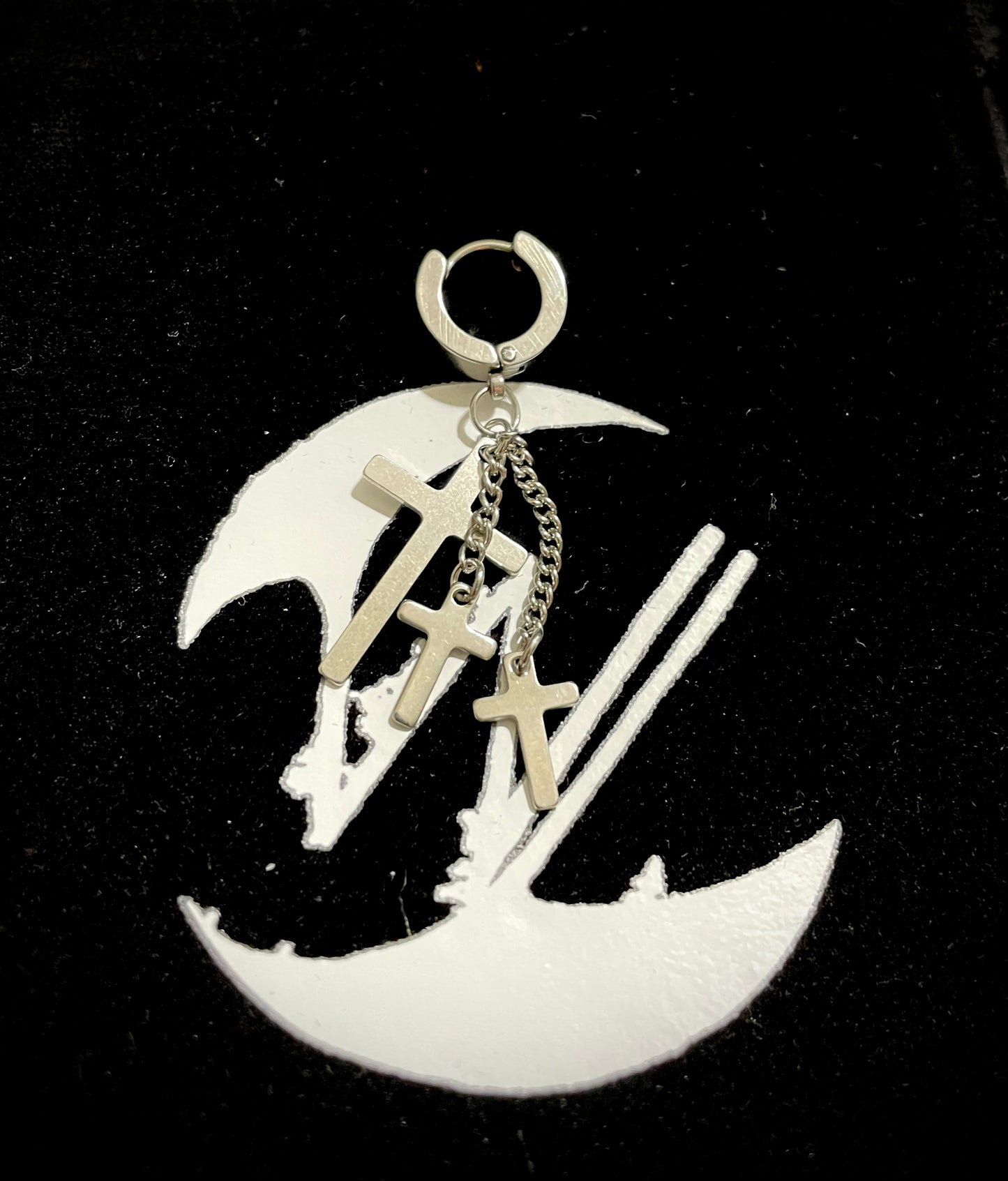 Cross earrings